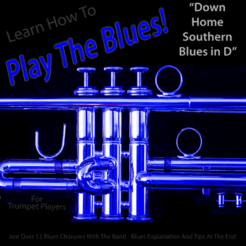 Trumpet Down Home Southern Blues in D Play The Blues MP3