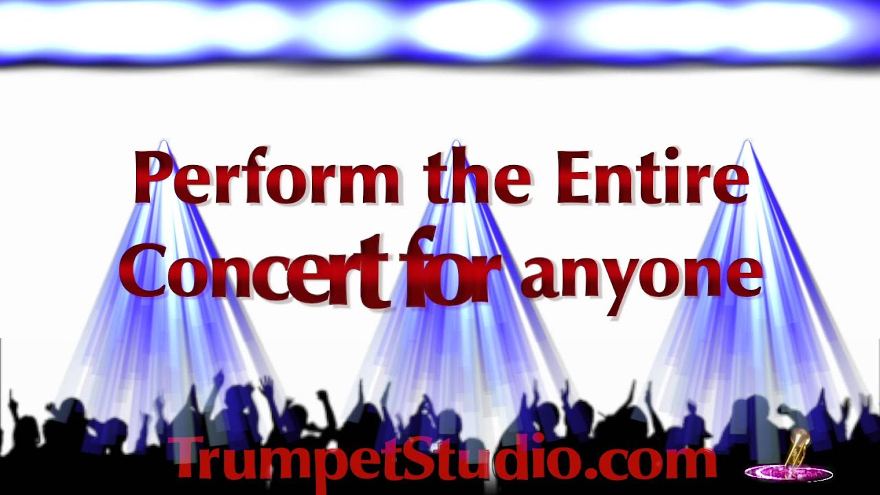 Practicing For A Trumpet Performance, Trumpet Playing and Performing Live